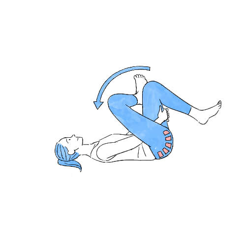 梨状筋のストレッチ