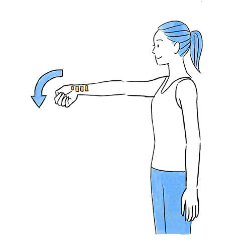 手首のストレッチ2