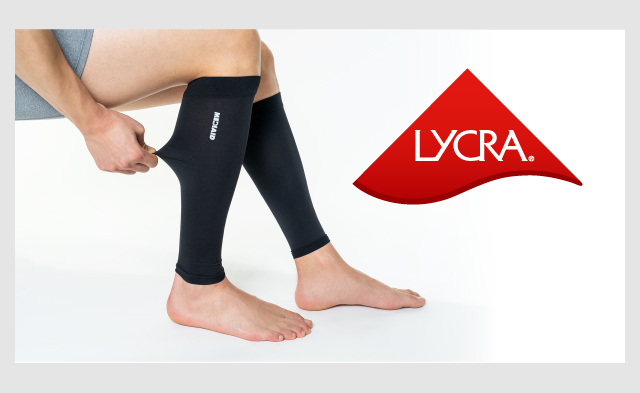 優れた伸縮生地でしっかりフィット